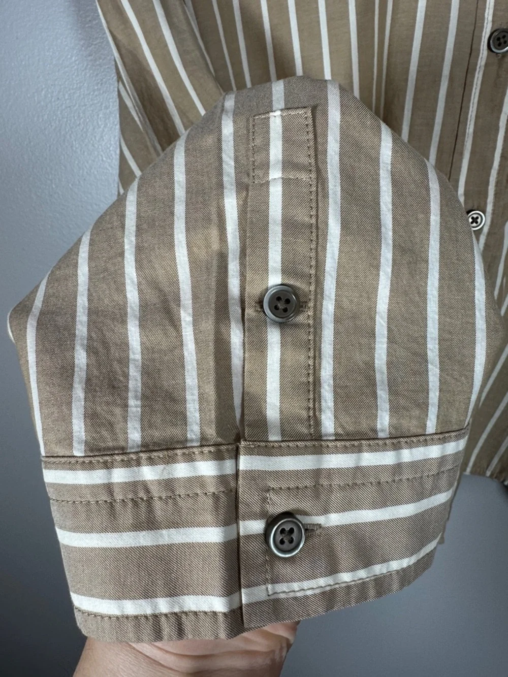 Everlane The Woven PJ Top Cropped Medium NWOT